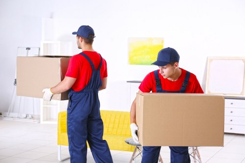 Removal team preparing a home move in Elephant and Castle
