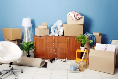Local man and van helping with a residential move in South London