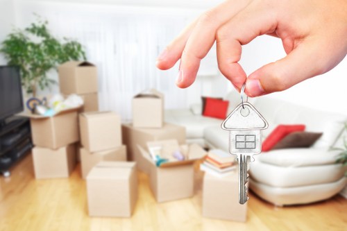 Van service collecting boxes and household items in South London