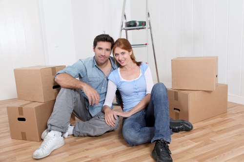 Trained movers carrying furniture with care in Elephant and Castle