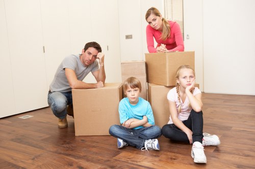 Elephant and Castle movers completing a safe and insured move