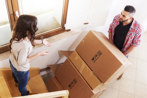 Local moving team handling a South London relocation with access challenges
