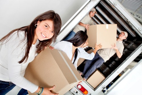 Waste disposal and clearance items prepared for lawful collection